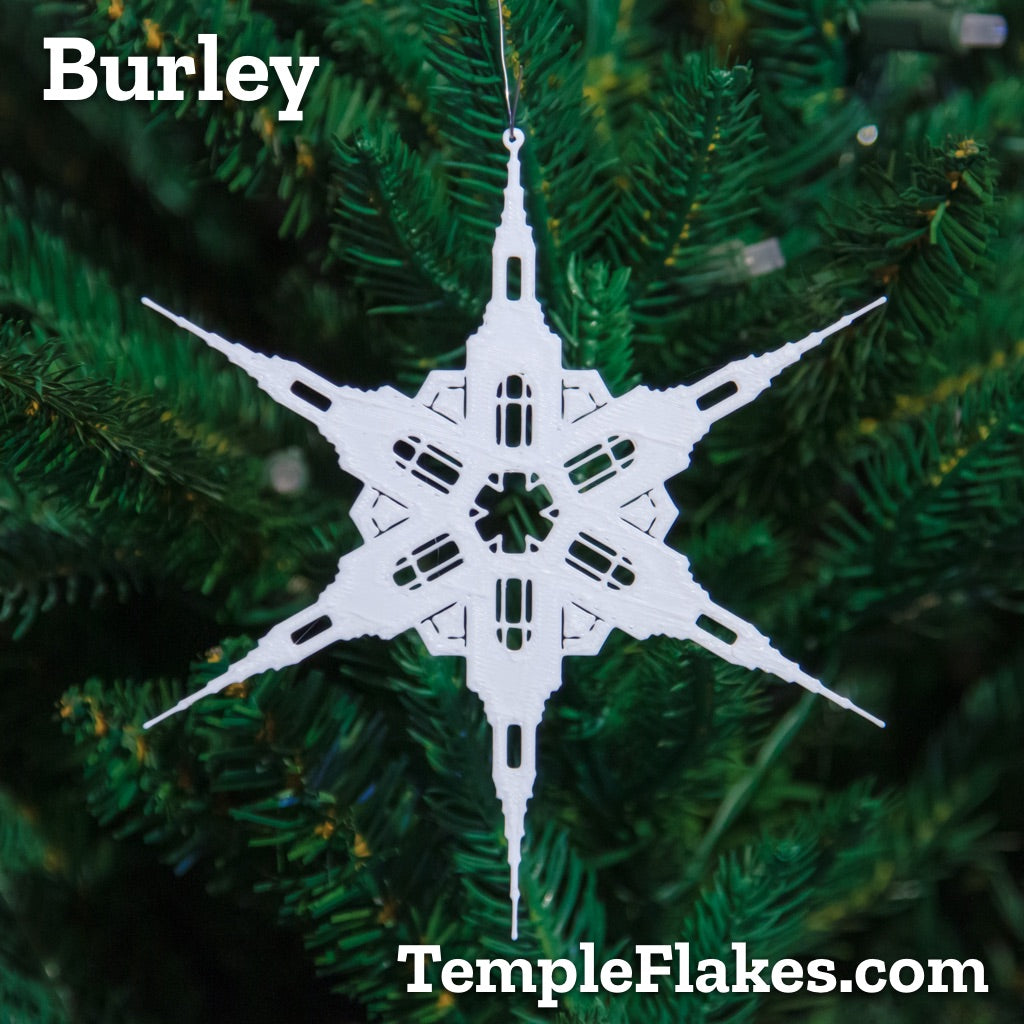 Burley Idaho Temple Christmas Ornament TempleFlakes