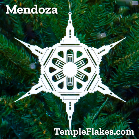 Mendoza Argentina Temple Christmas Ornament